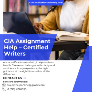 CIA Assignment Help – Certified Writers