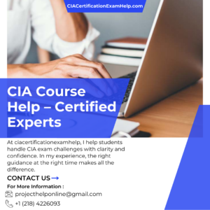 CIA Course Help – Certified Experts