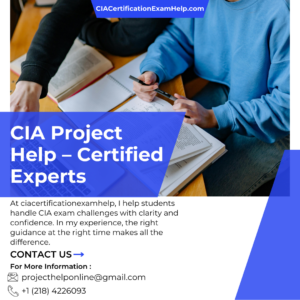 CIA Project Help – Certified Experts
