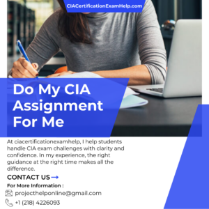 Do My CIA Assignment For Me