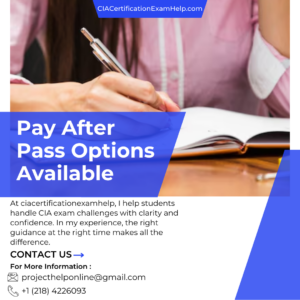 Pay After Pass Options Available
