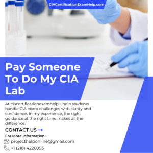 Pay Someone To Do My CIA Lab