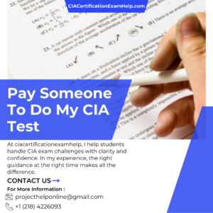 Pay Someone To Do My CIA Test