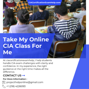 Take My Online CIA Class For Me